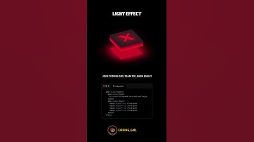 Light Effect 💥#shortvideo #coding #webdesign #like #viralvideo #trending #shorts