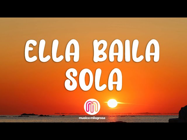 Eslabon Armado, Peso Pluma - Ella Baila Sola (Letra / Lyrics) class=