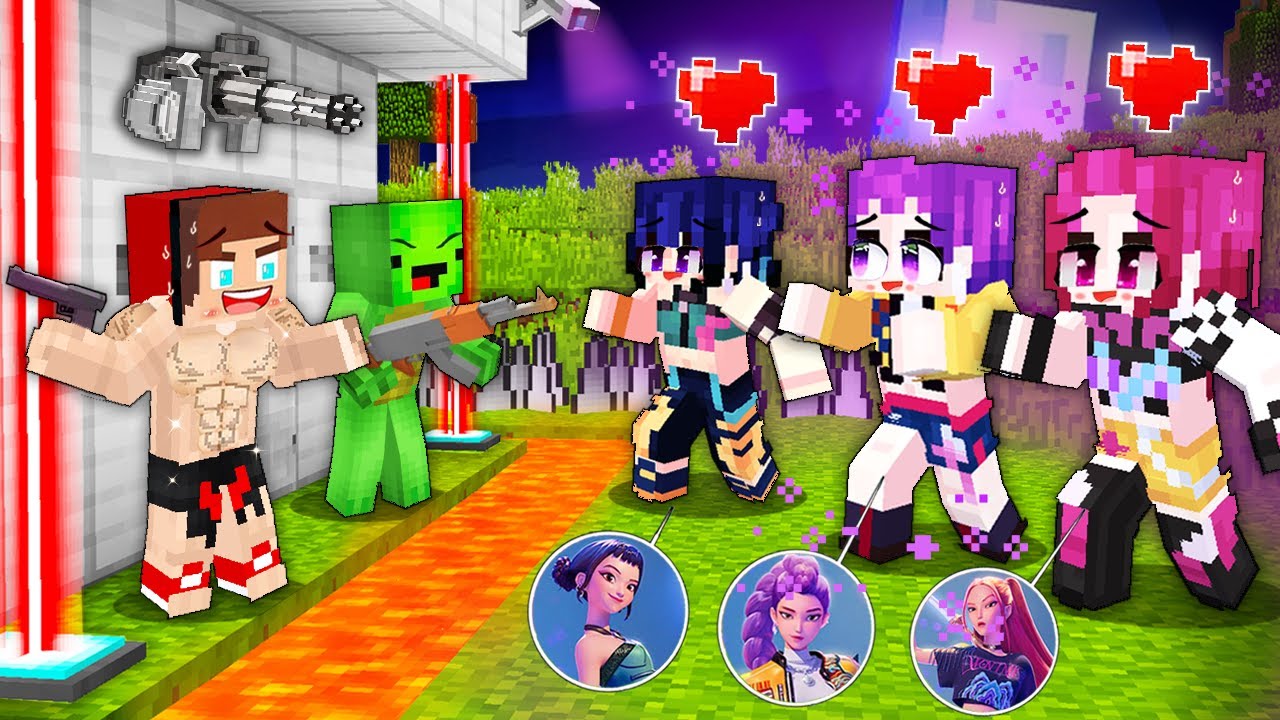MAIZEN : RUMI MIRA ZOEY vs JJ and MIKEY SECRET BUNKER KPOP HUNTERS