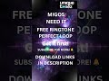 MIgos – Need It | Free Ringtone / Perfect Loop  #ringtone #freeringtone #hiphop #iphoneringtone