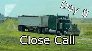 Close Call with the Green Peterbilt 379