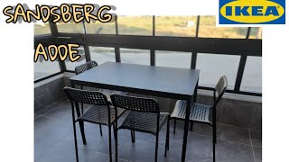IKEA SANDSBERG ADDE 4 SANDALYELİ MUTFAK MASA TAKIMI KURULUM || IKEA KITCHEN TABLE\u0026CHAIR ASSEMBLY