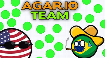 Agar.io USA & Brazil Team // SPLIT RUNNING AGARIO GAMEPLAY