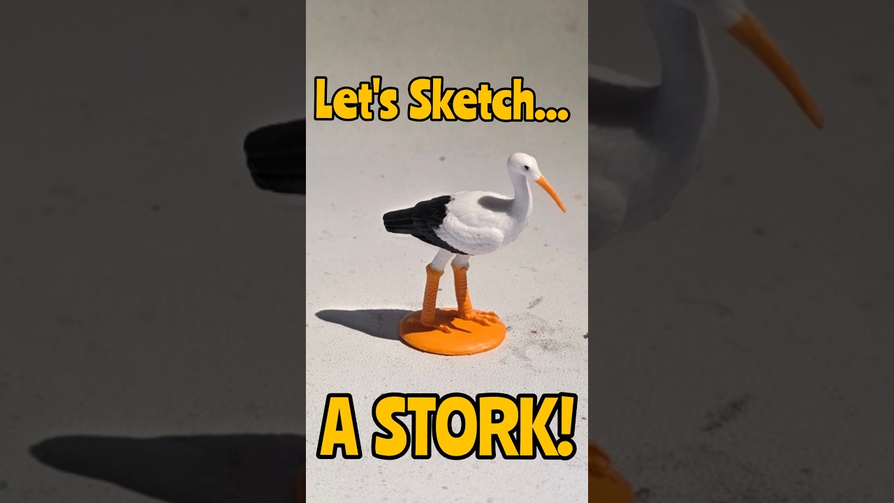 Аист - Зарисовка дня, день 343!