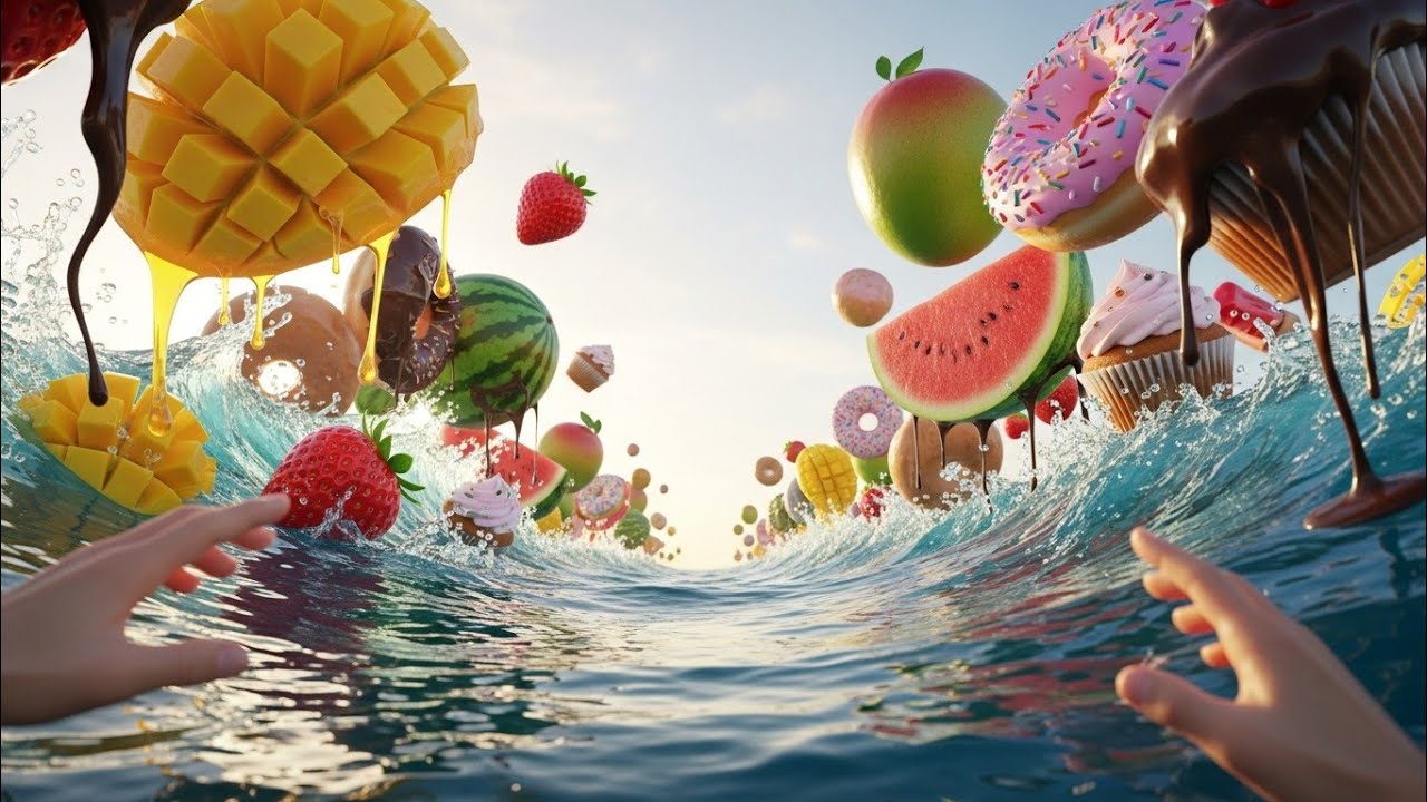 Which Ocean Would You Swim In? | Satisfying AI ASMR Relaxing | Eatovation 