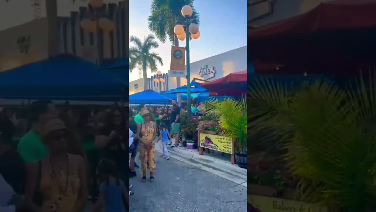 Mardi Gras on Hollywood Boulevard Florida 
