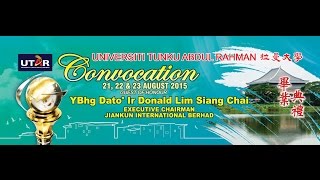 UTAR 2015 August Convocation Session 2 on 22 August 2015