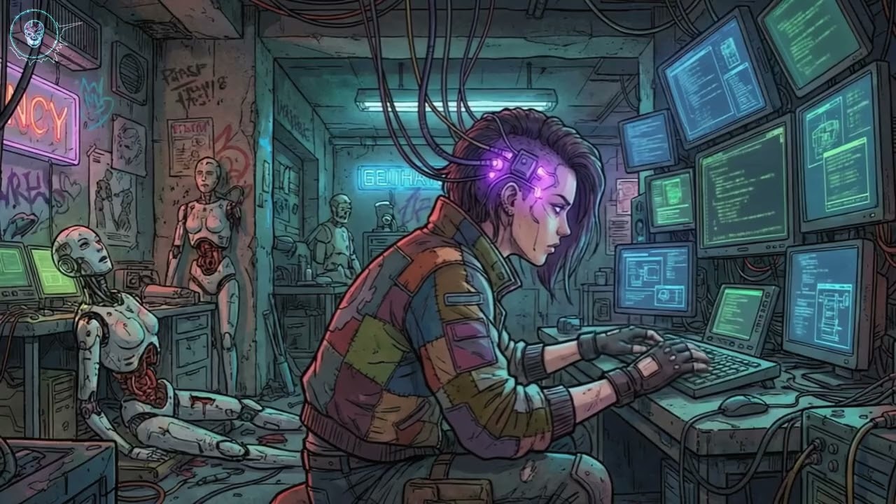 A Call From Nowhere | Cyberpunk Darksynthwave | DataStreamBeats