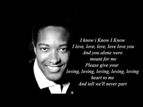 Sam Cooke.  I Love You, I Love You, I Love You. (With Lyrics)