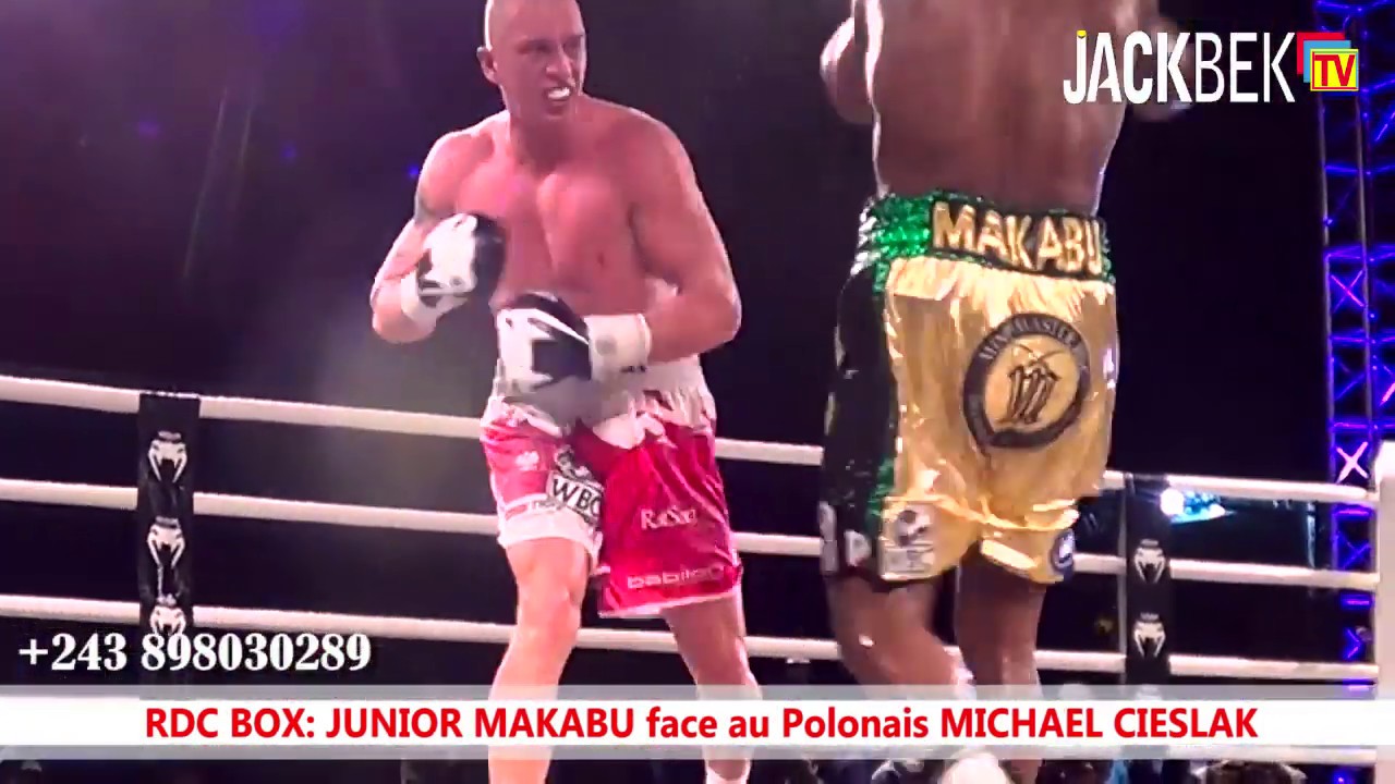 LIVE DE LA VICTOIRE DU BOXEUR CONGOLAIS  JUNIOR ILUNGA MAKABU IMAGE BY J@CKBEK PROD