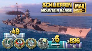 Battleship Schlieffen: Nice offensive game play - World of Warships screenshot 1