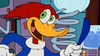 Science experiment goes wrong | Woody Woodpecker