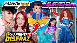 NUESTRA HIJA ISABELLA SE DISFRAZA POR PRIMERA VEZ😍😱Carlos & Adri