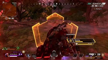 Gold knockdown shield Newcastle revive in storm is OP Apex Legends