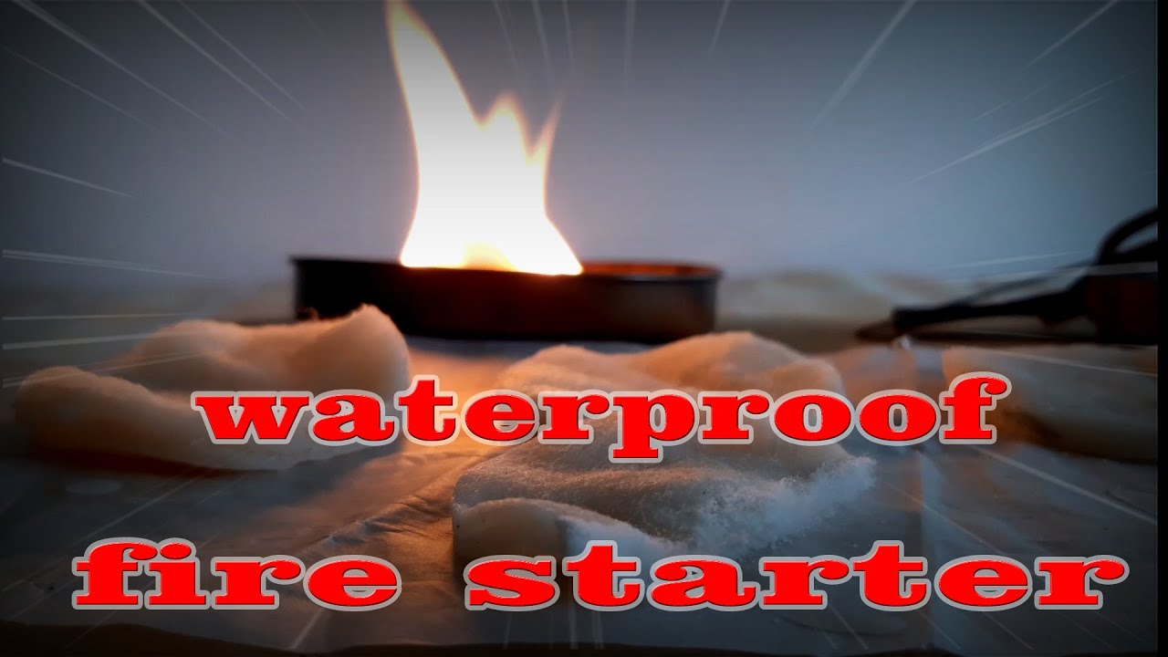 How to make waterproof FIRE starter! YouTube