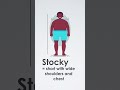 What's Your Body Type? Are you Lanky? Shredded? Jacked? #shorts