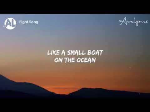 RACHEL PLATTEN - FIGHT SONG (LYRICS)
