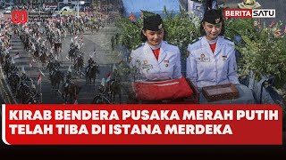 Kirab Bendera Pusaka Merah Putih Telah Tiba di Istana Merdeka #beritasatu