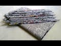 Best out of waste craft idea Using Newspaper/ How to make Stationery Organizer
