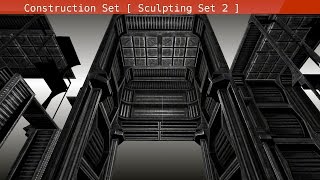 Modular Sci Fi-Set Wip 238 Blender 2 75a  Set 2