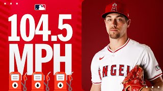 104.5 MPH! Ben Joyce threw the FASTEST PITCH OF 2024 🔥 in this at-bat vs. Josh Rojas!