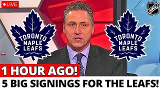 🏒🔥 LEAFS SIGNING 5 PLAYERS IN FREE AGENCY?! SEE WHO THEY ARE! TORONTO MAPLE LEAFS NEWS