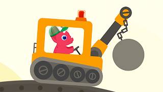 Triceratops Drives in Dinosaur Digger World #3
