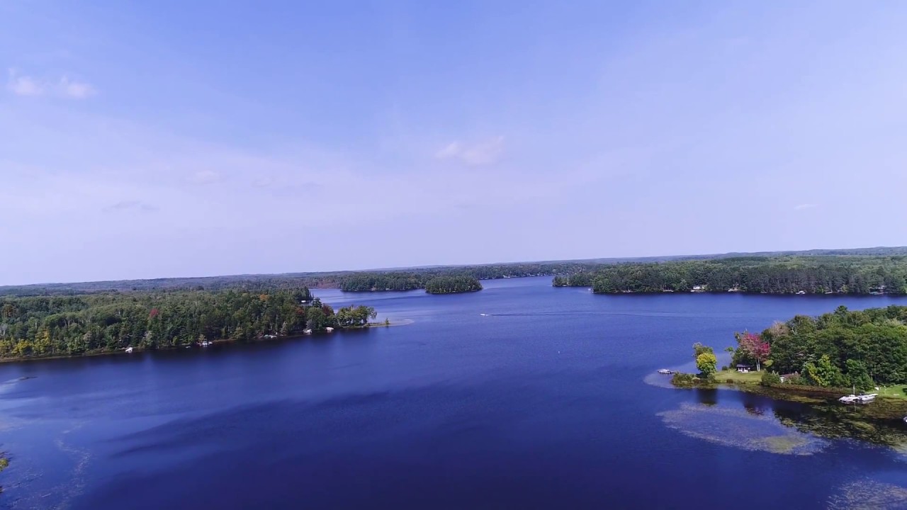 Drone Video of Lake Minnesuing WI) YouTube