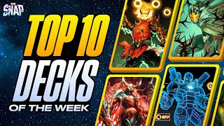 TOP 10 BEST DECKS IN MARVEL SNAP | Weekly Marvel Snap Meta Report #73