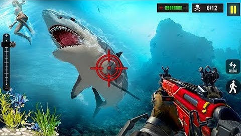 Wild Shark Hunting Attack 3D _ Android Gameplay #2