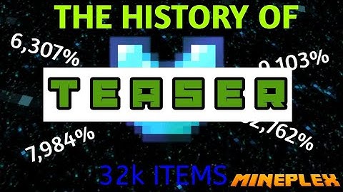 [TEASER] The Rise and Fall of 32k items {Mineplex Survival}