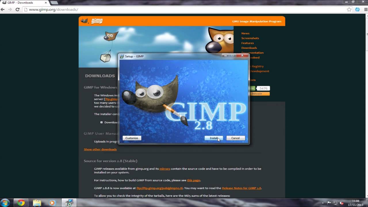 gimp 2.8 download windows