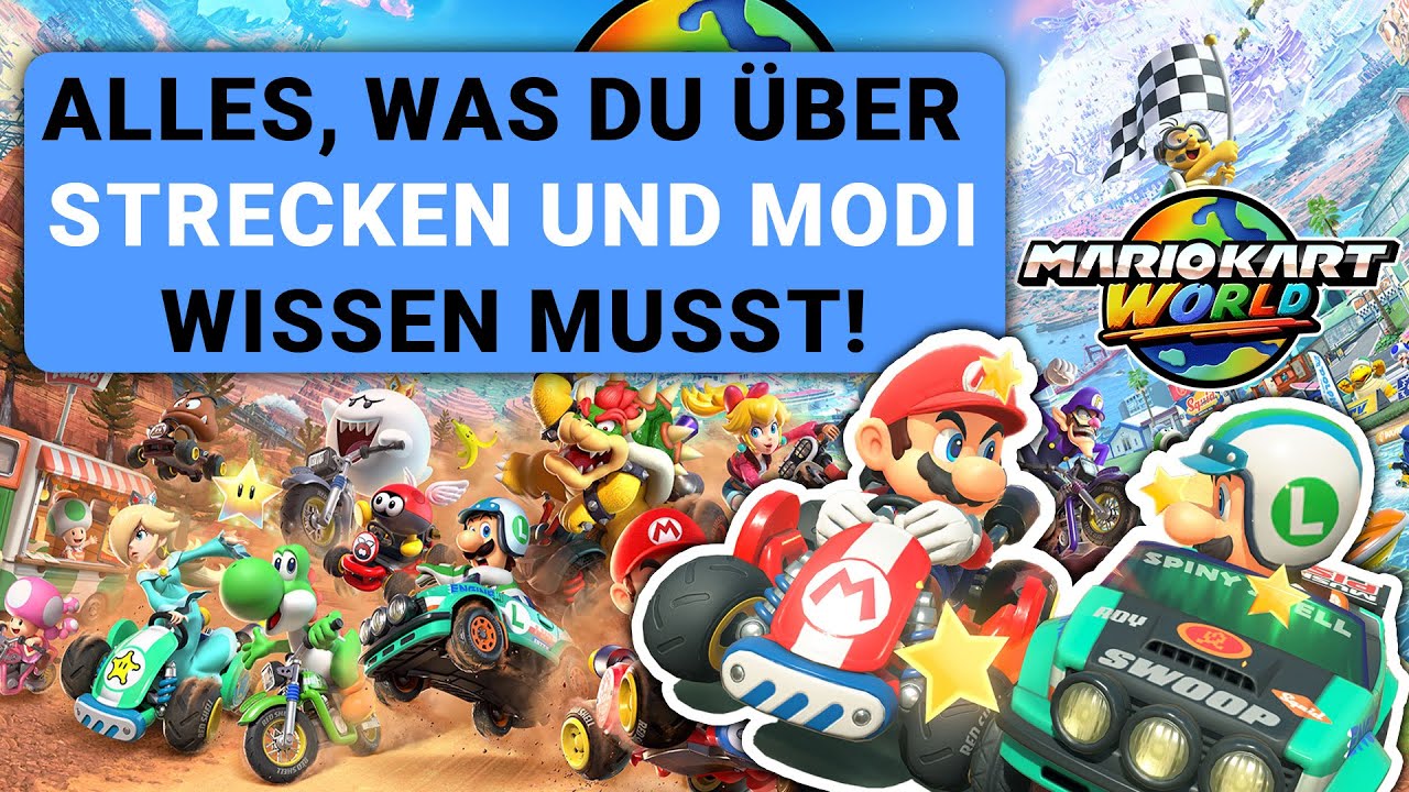 Mario Kart World: Alles was du über STRECKEN und MODI wissen musst!