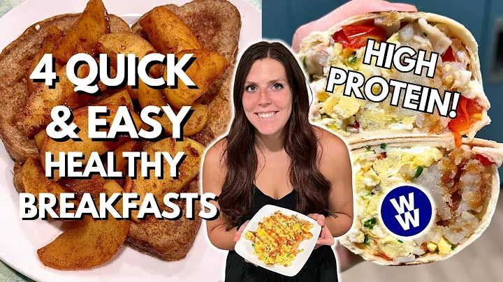 4 QUICK & EASY HEALTHY BREAKFAST RECIPES | WeightWatchers Low Point Recipes | Higher Protein Recipes