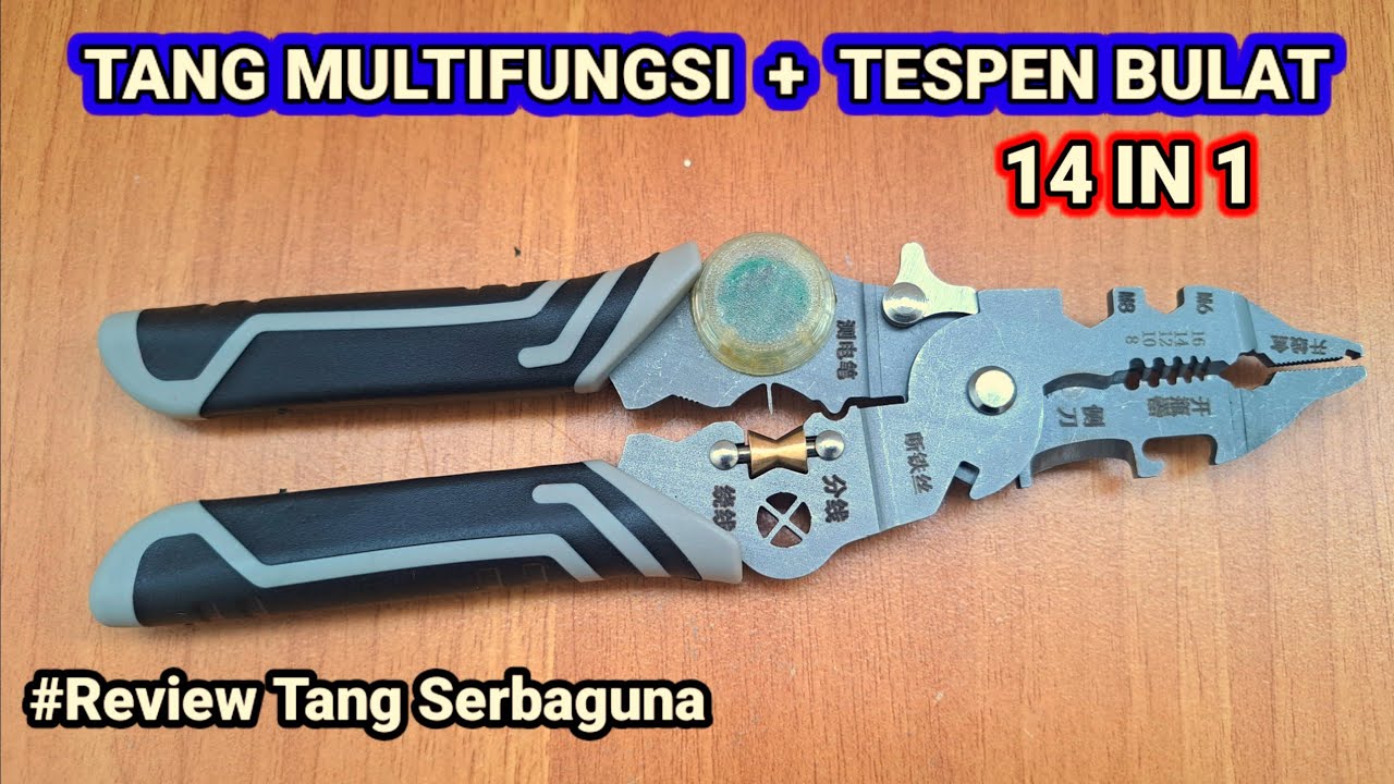 Tang Multifungsi 27 In 1 Anti Shock Krom || Tang Lipat 27 fungsi Tespen ...