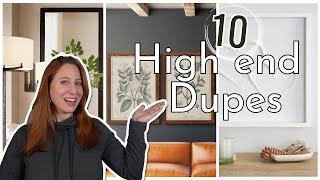 Top 10 high end home decor dupes // DIY dupes