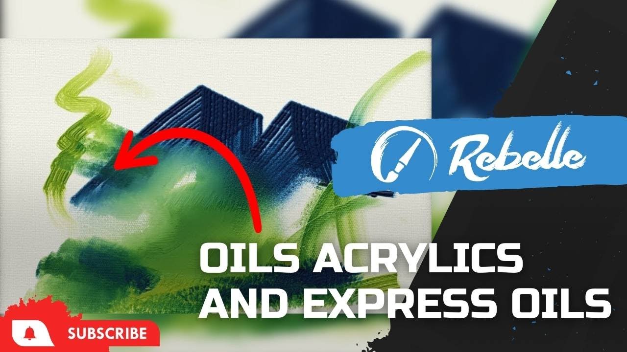 Учебные пособия Rebelle: акрил, масло и экспресс-масла