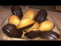 Les madeleines avec coque en chocolat