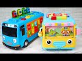 뽀로로 큐브 버스 타요 장난감 리뷰 Toy ASMR Pororo School Bus Tayo Car Satisfying with Unboxing &amp; Review Toys