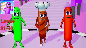 Wacky Run gameplay Levels 21-40 (iOS/Android)