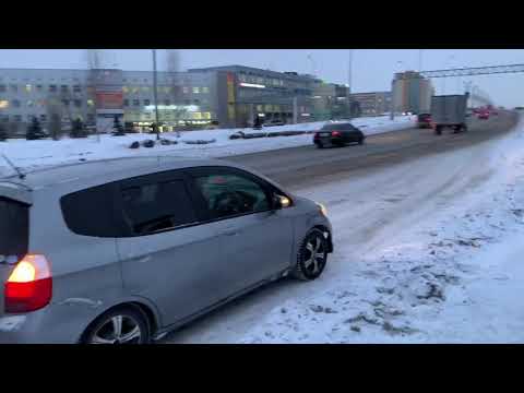 Разгон 0-100km Honda Fit 1300cc CVT