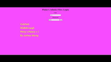 Cyber Security | Ethical Hacking | Pentesting Lab | Vulnhub |  Walkthrough |   Pinky