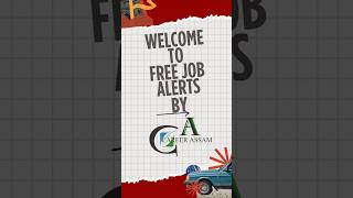 Job for #freshers in #tezpur, #guwahati and #jorhat. Get your Dream Job - Career Assam