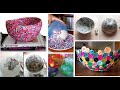 How to make balloon bowl at home | DIY balloon bowl | Balloon button bowl
