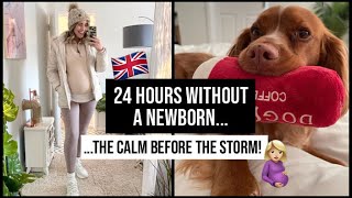 24 Hours WITHOUT a Newborn baby...let&#39;s see how life is going to change! | xameliax UK Vlog