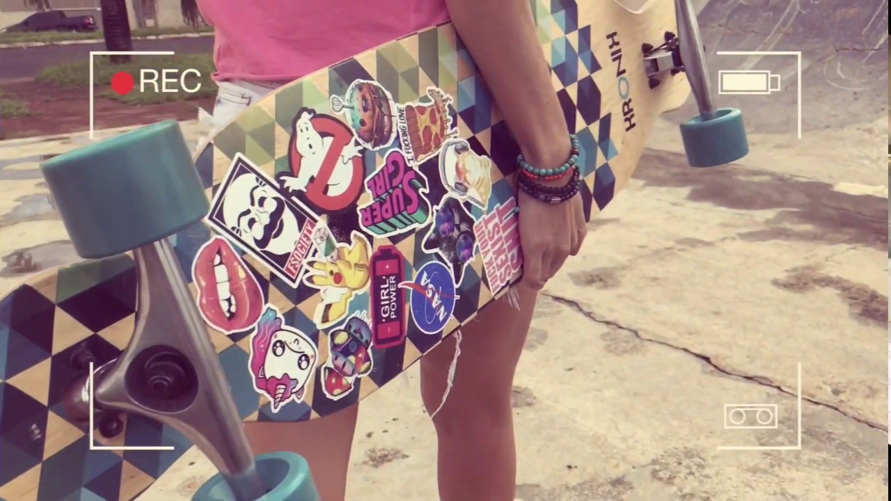 Longboard personalizado - Nerd Stickers