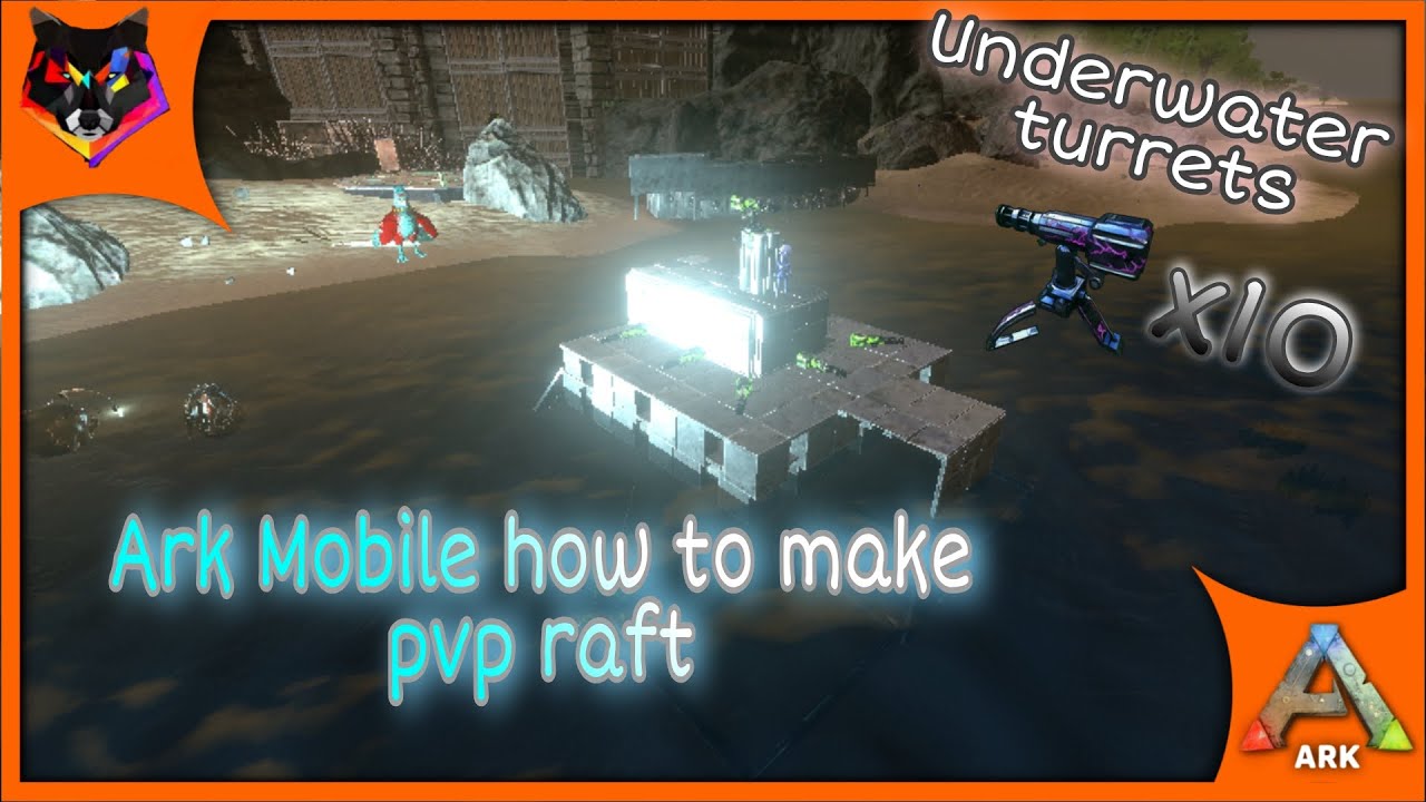 Ark mobile How to make pvp raft |PvP raft nasıl yapılır| - YouTube