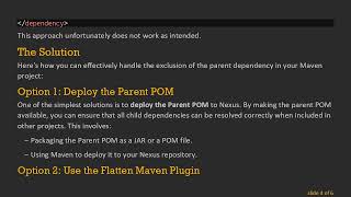 How to Exclude Parent Dependency While Including a Child in Maven