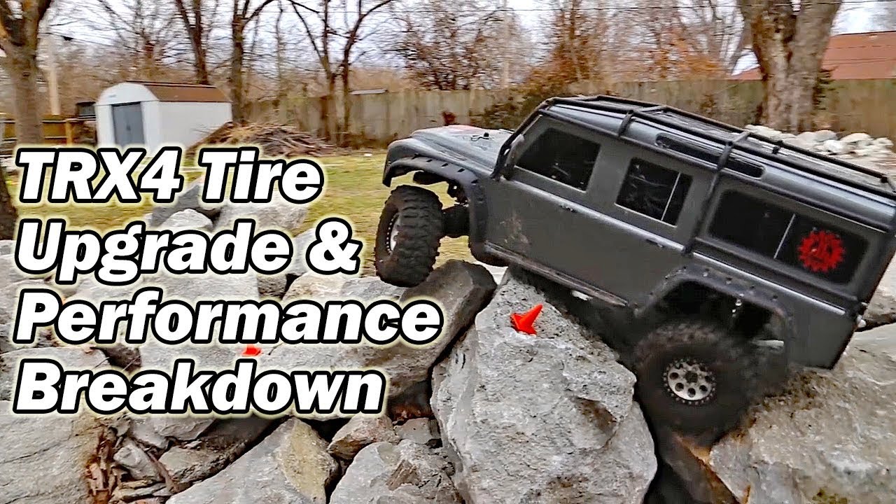Traxxas TRX-4 Tire upgrade - YouTube