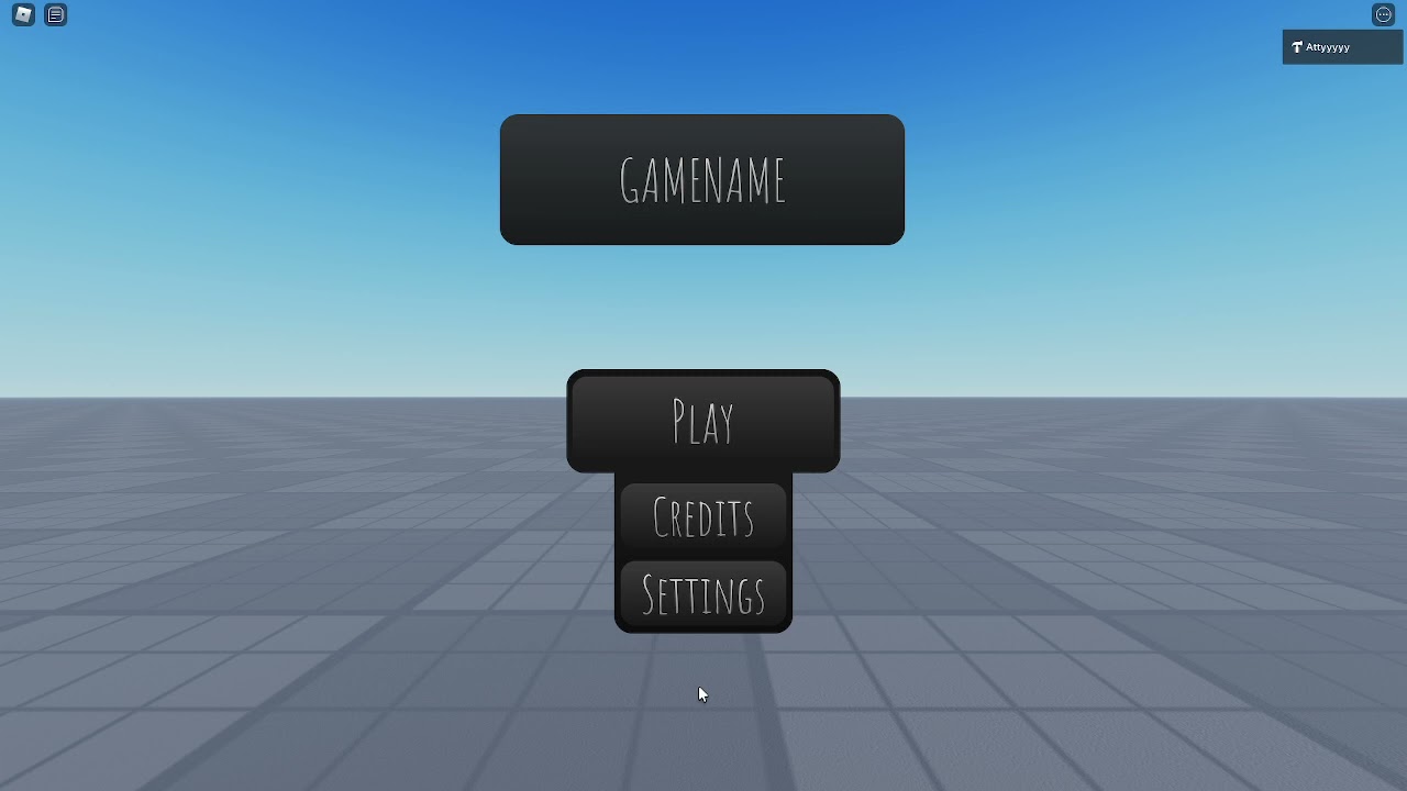 Roblox GUI Template